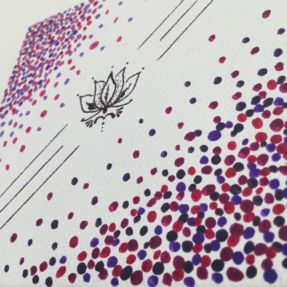 Handmade Mixed Media Canvas Art - Picture 3 of 5